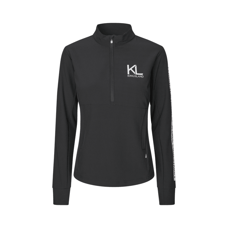 KL Nessa Ladies Fleece Anorak - Black