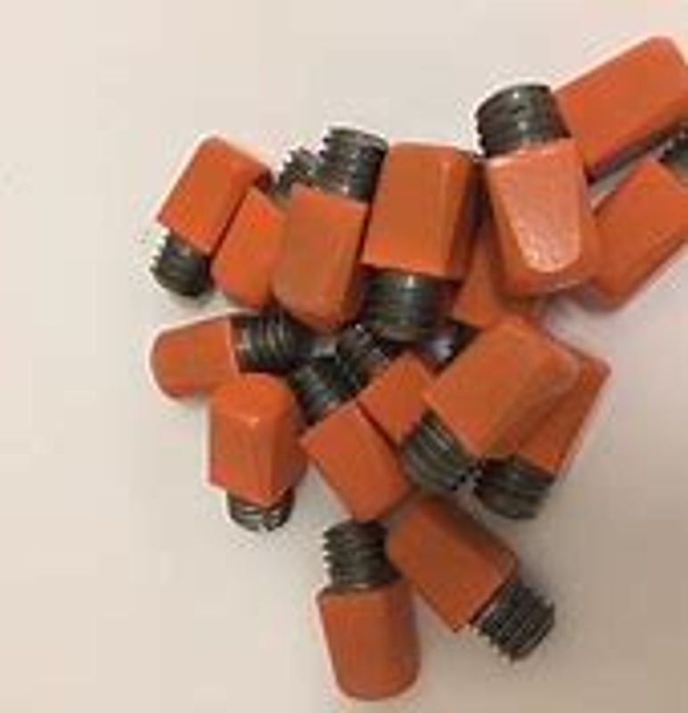 Hiphoof gressbrodd 15mm - Orange