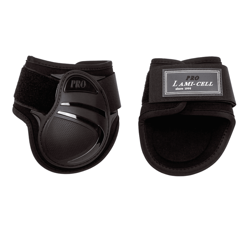 Lamicell Fetlock Boots open - Black